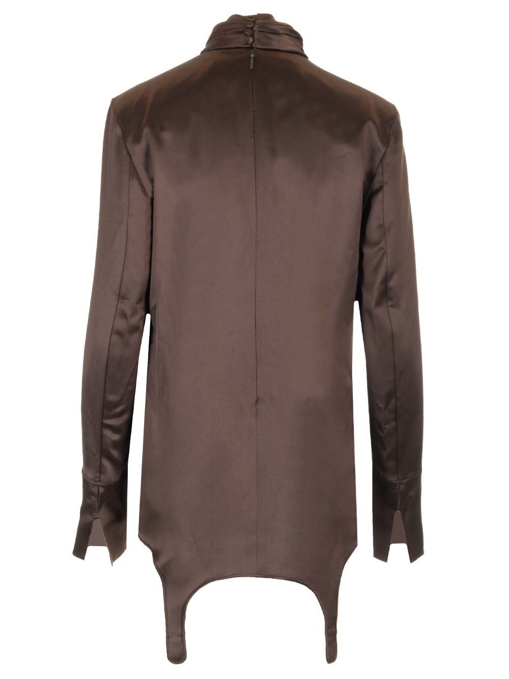 Al Duca D'Aosta Saint Laurent Blusa con giarrettiera Shopping Online