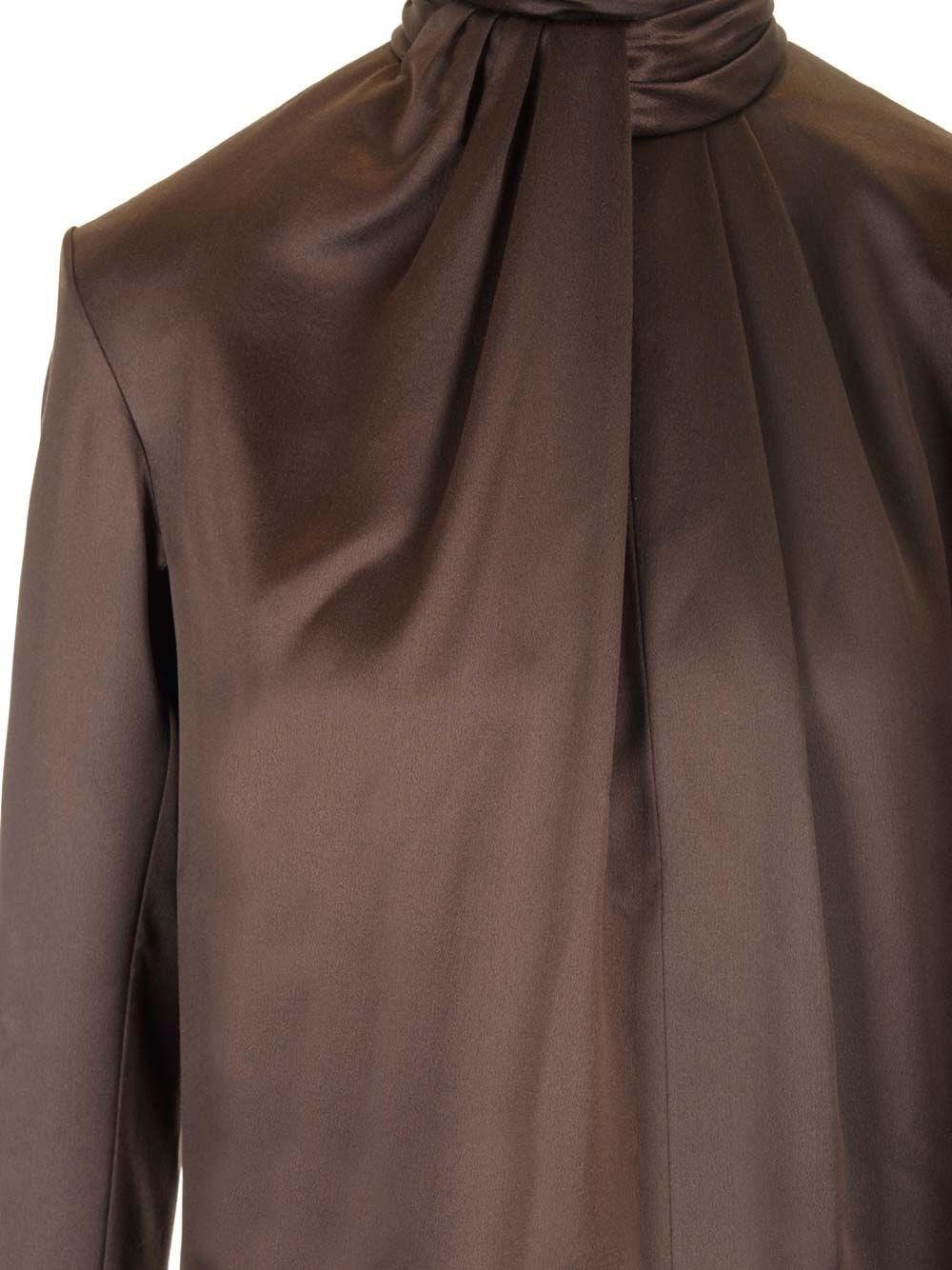 Al Duca D'Aosta Saint Laurent Blusa con giarrettiera Shopping Online