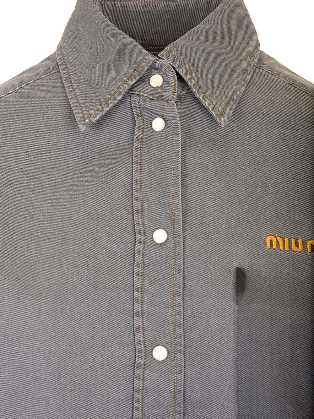 Al Duca D'Aosta Miu Miu Camicia in chambray Novità