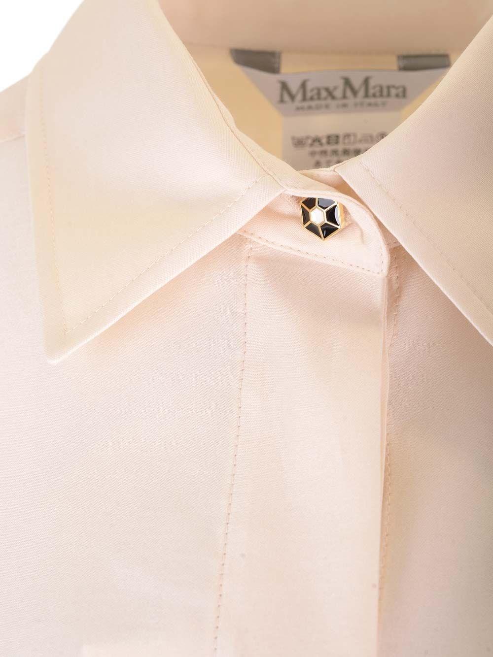 Al Duca D'Aosta Max Mara Camicia in raso di cotone Offerta