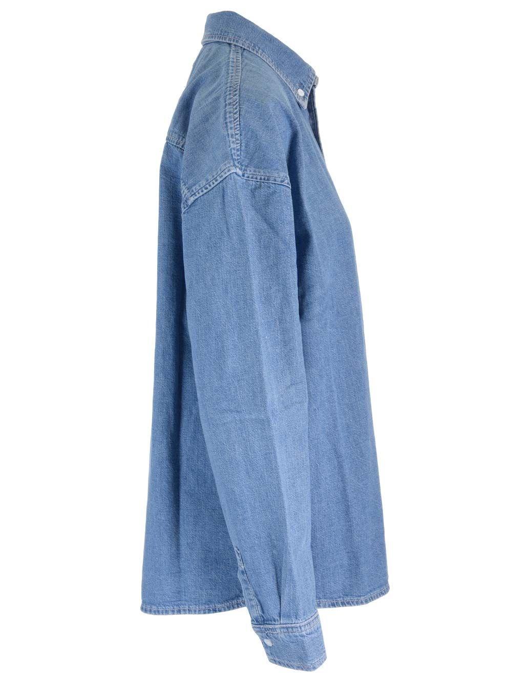 Al Duca D'Aosta Frame X Ritz Camicia in denim Saldi