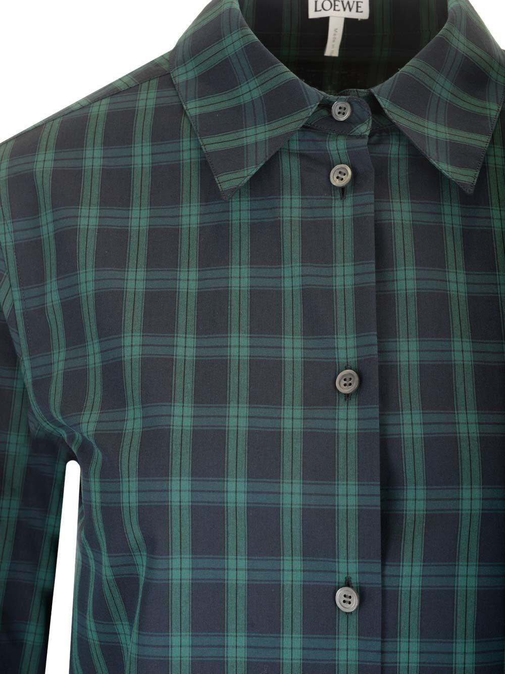 Al Duca D'Aosta Loewe Camicia in cotone a quadri Offerte