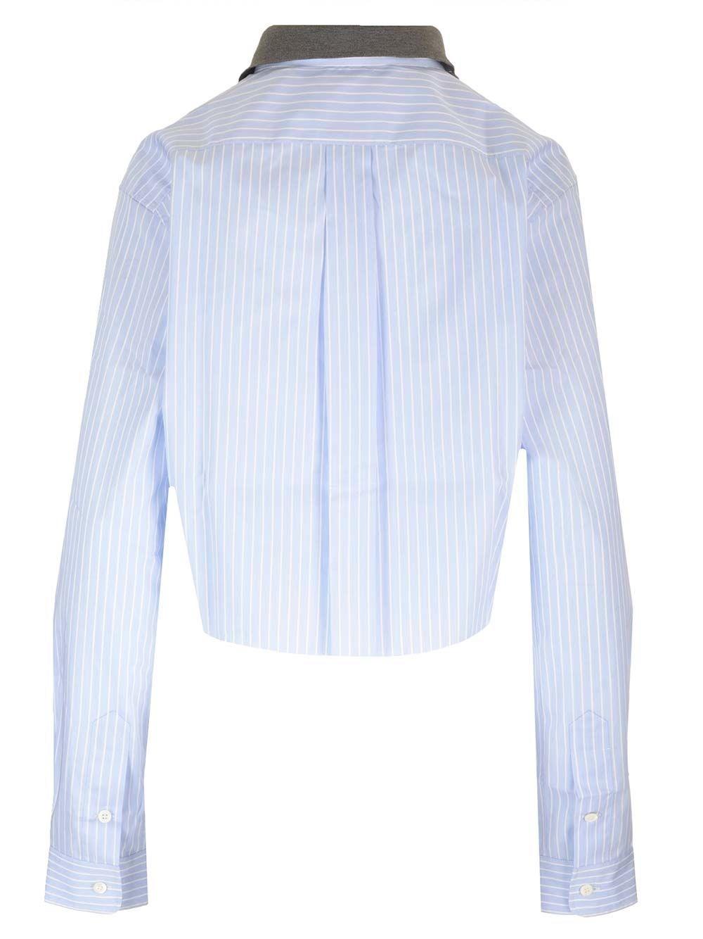 Al Duca D'Aosta Miu Miu Camicia in cotone a righe Hotsell