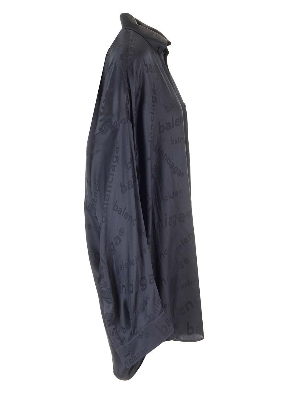 Al Duca D'Aosta Balenciaga Camicia cocoon seta Vendita Calda
