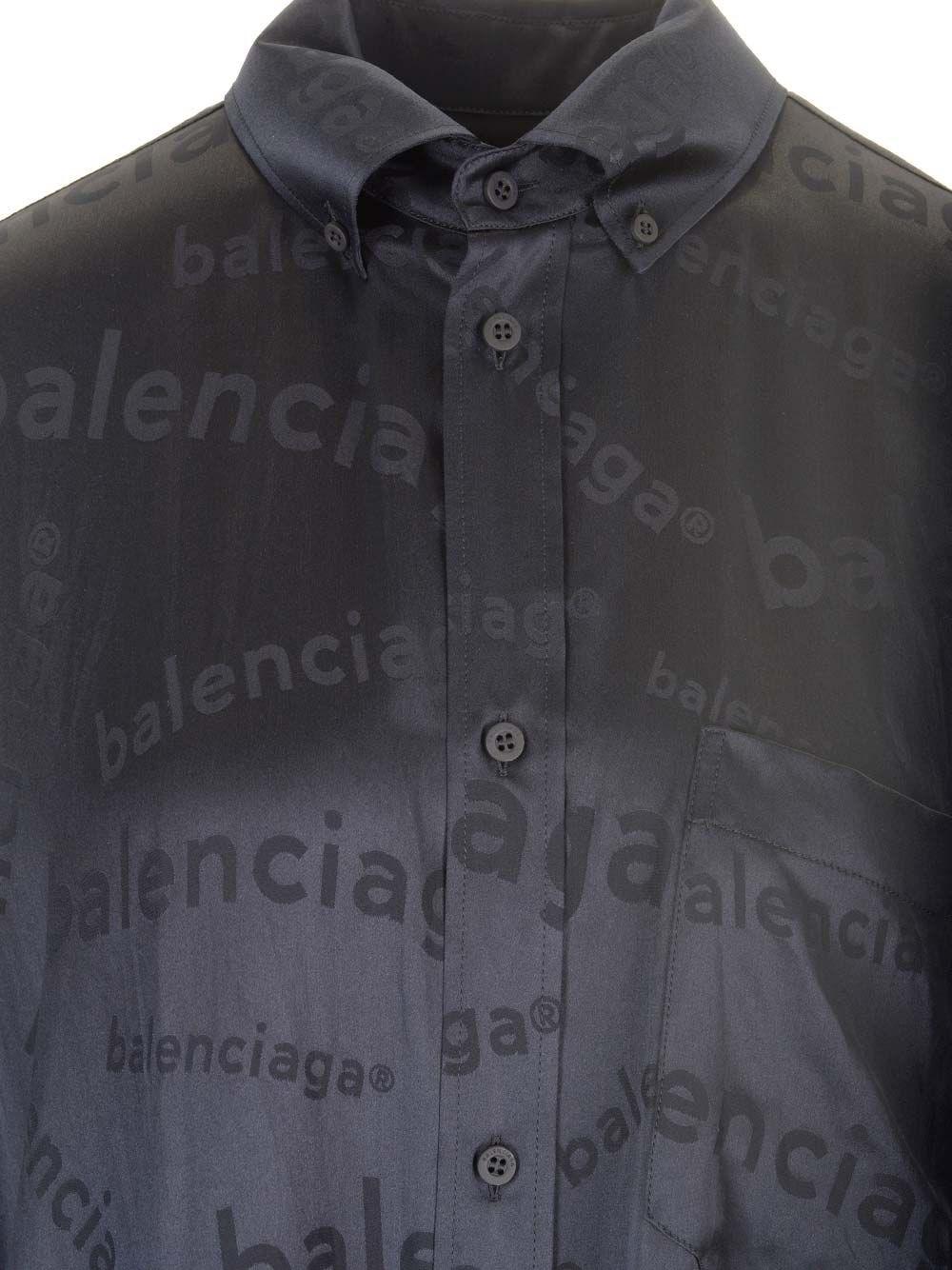 Al Duca D'Aosta Balenciaga Camicia cocoon seta Vendita Calda