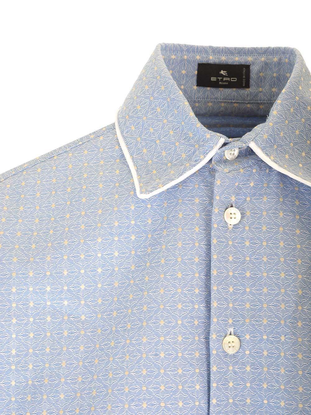 Al Duca D'Aosta Etro Camicia in cotone ricamato Negozio