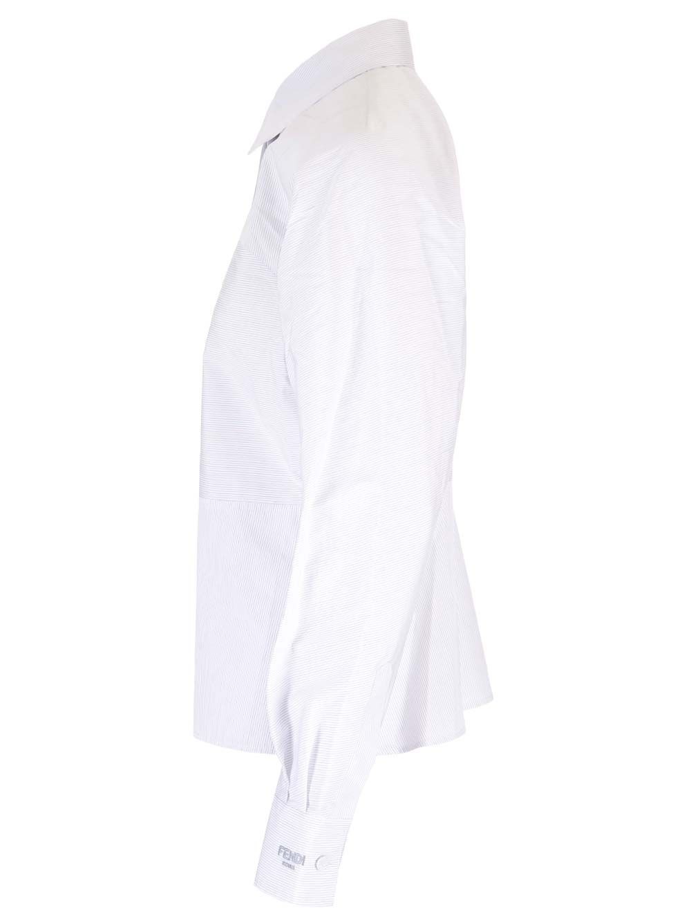 Al Duca D'Aosta Fendi Camicia slim fit a righe In Saldo