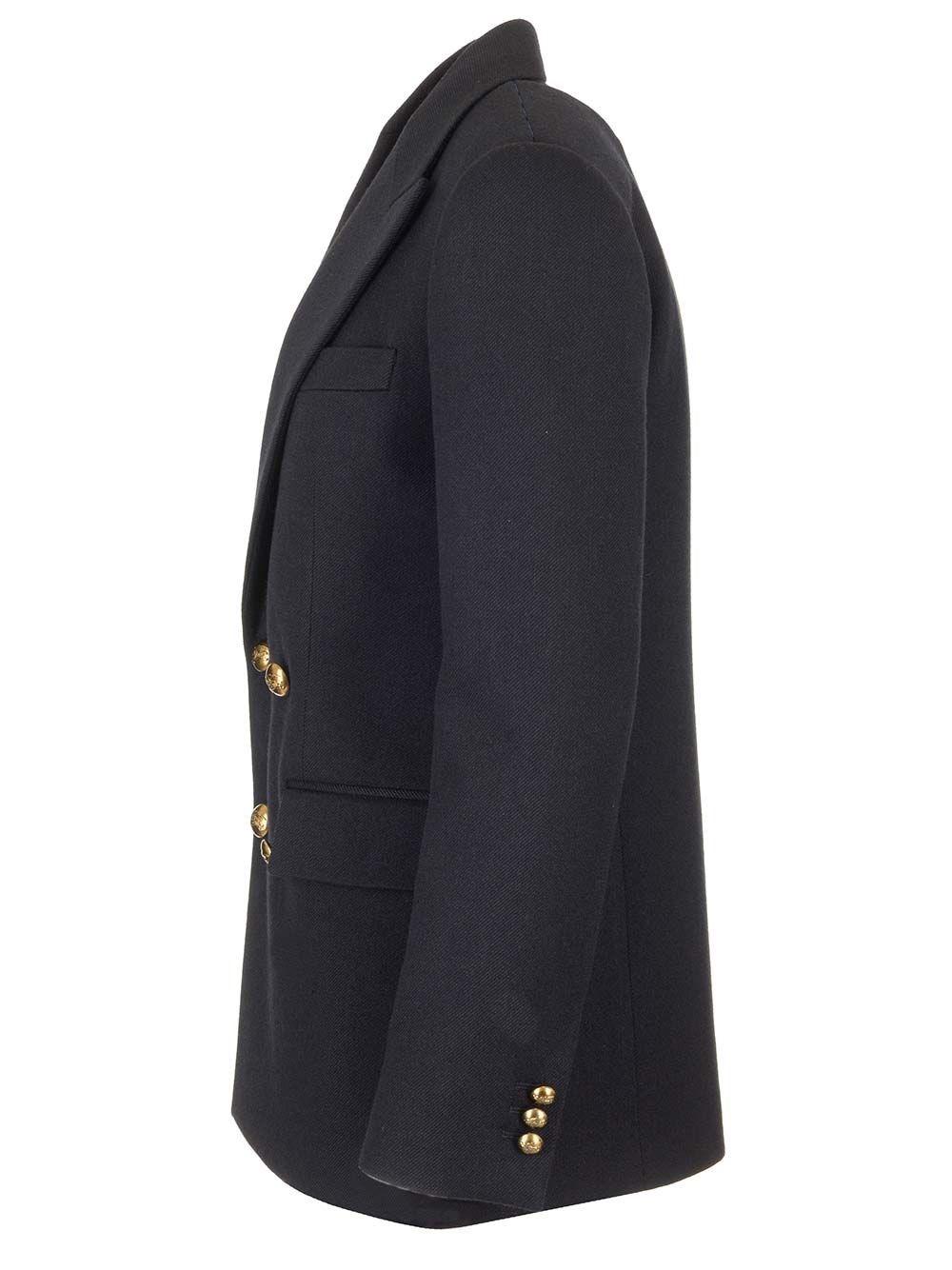 Al Duca D'Aosta Burberry Blazer doppiopetto blu navy Presa