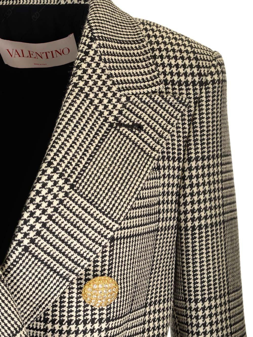 Al Duca D'Aosta Valentino Garavani Blazer in lana pied de poule Vendite Flash