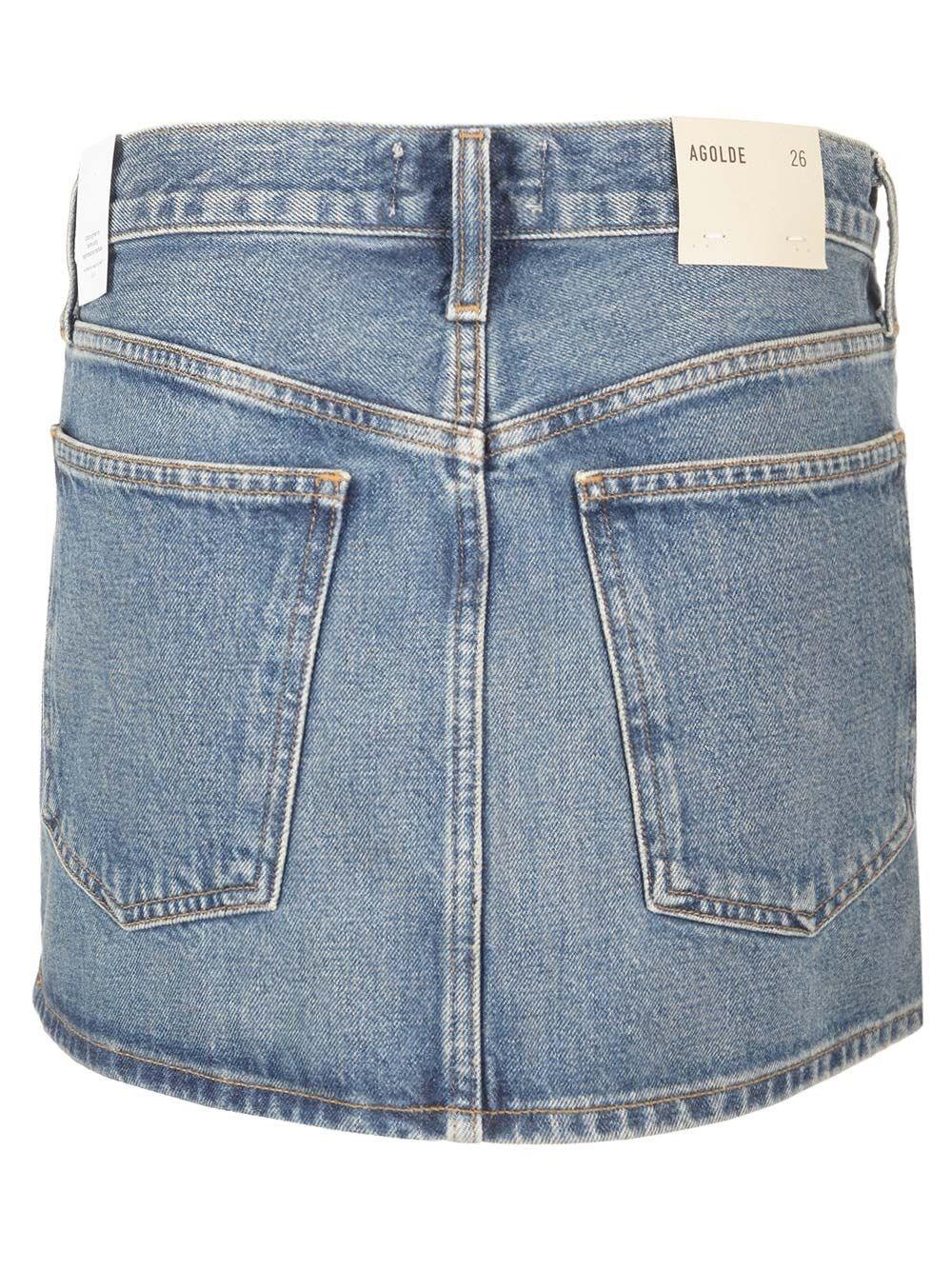 Al Duca D'Aosta Agolde Mini gonna denim In Linea
