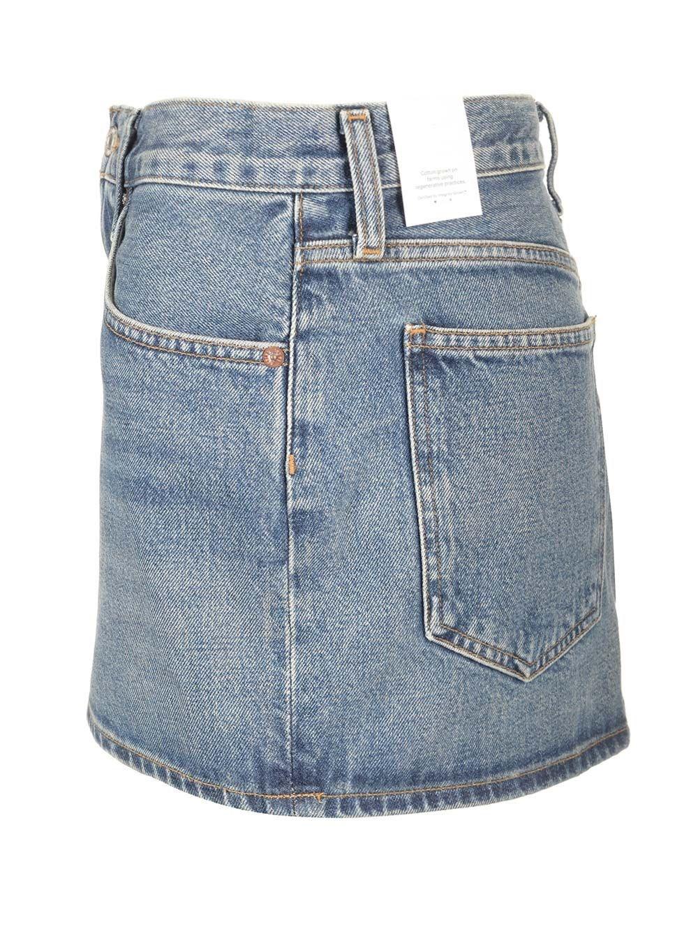 Al Duca D'Aosta Agolde Mini gonna denim In Linea