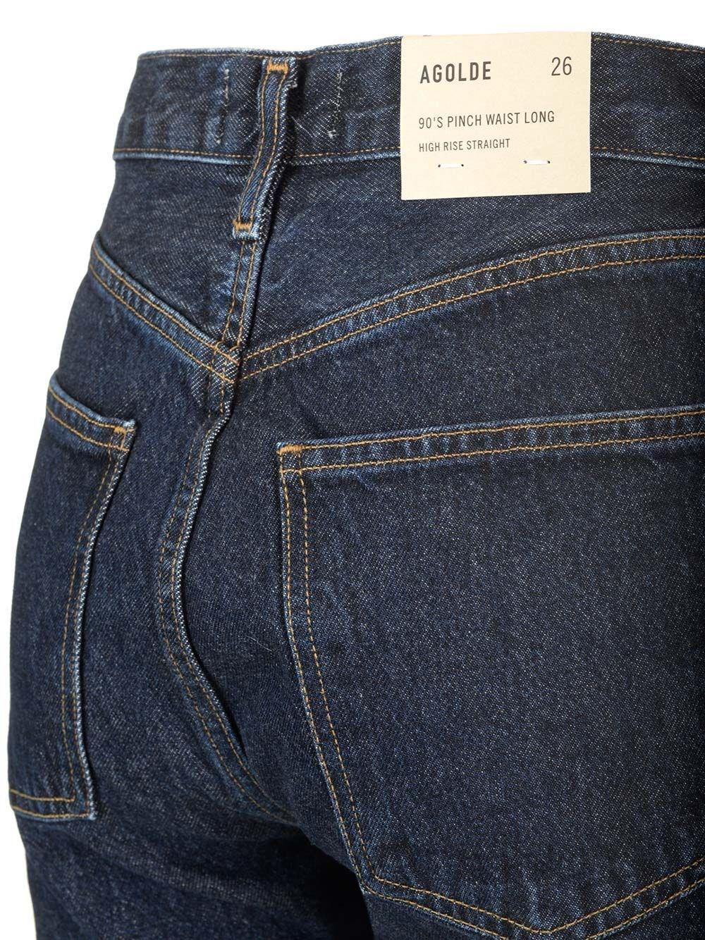 Al Duca D'Aosta Agolde Jeans "90's Pinch Waist" blu Saldi Di Fabbrica