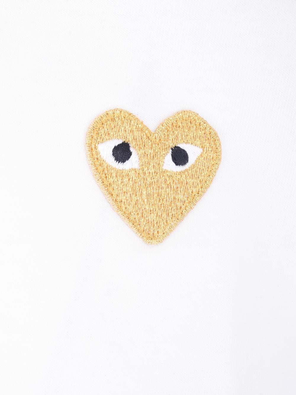Al Duca D'Aosta Comme Des Garcons Play T-shirt gold heart Ultimi tre giorni
