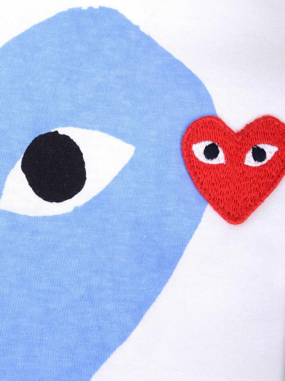 Al Duca D'Aosta Comme Des Garcons Play T-shirt Big purple heart ACQUISTA ORA
