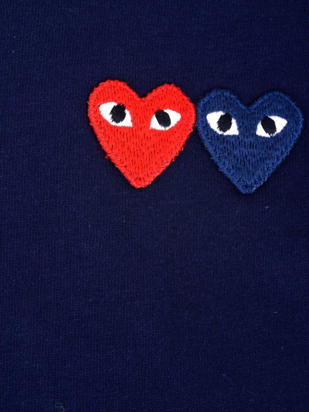Al Duca D'Aosta Comme Des Garcons Play T-shirt multi hearts Ultimi due giorni