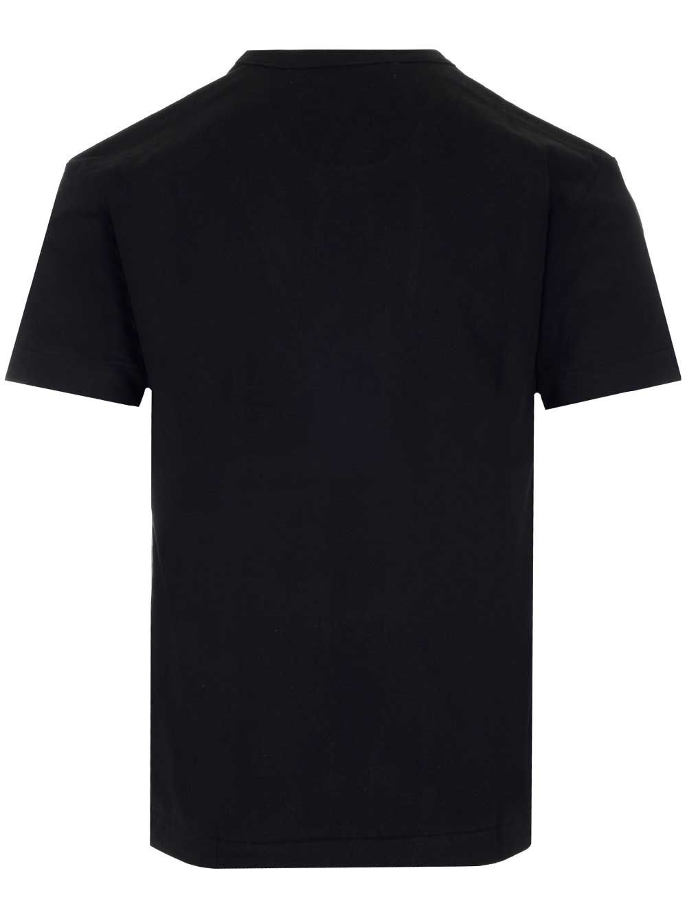 Al Duca D'Aosta Comme Des Garcons Play T-SHIRT DOUBLE RED HEARTS Promozione temporanea