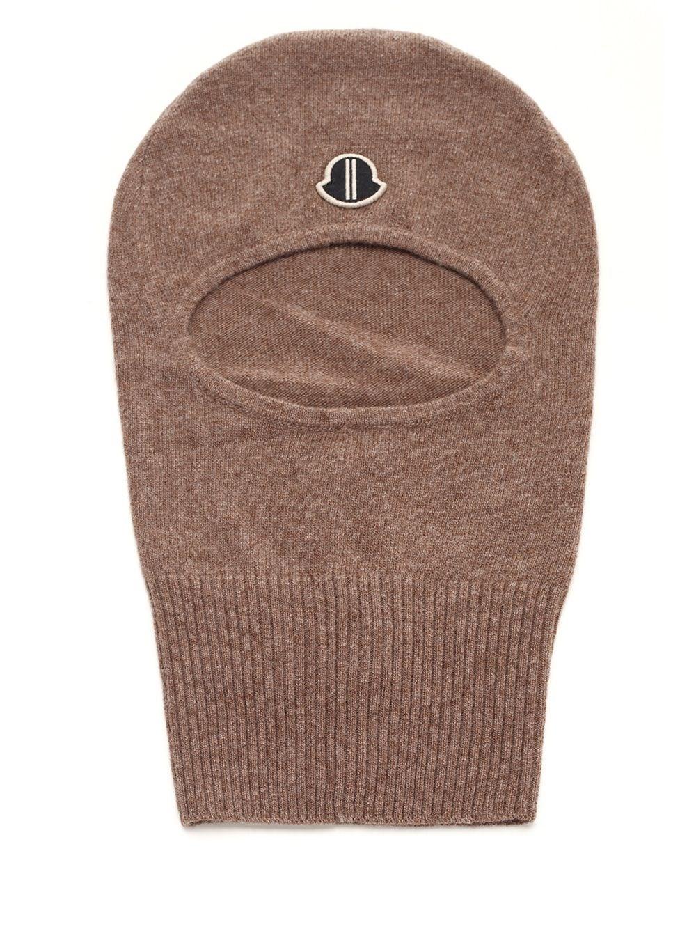 Al Duca D'Aosta Moncler X Rick Owens Passamontagna lana cashmere Offerta speciale della fabbrica