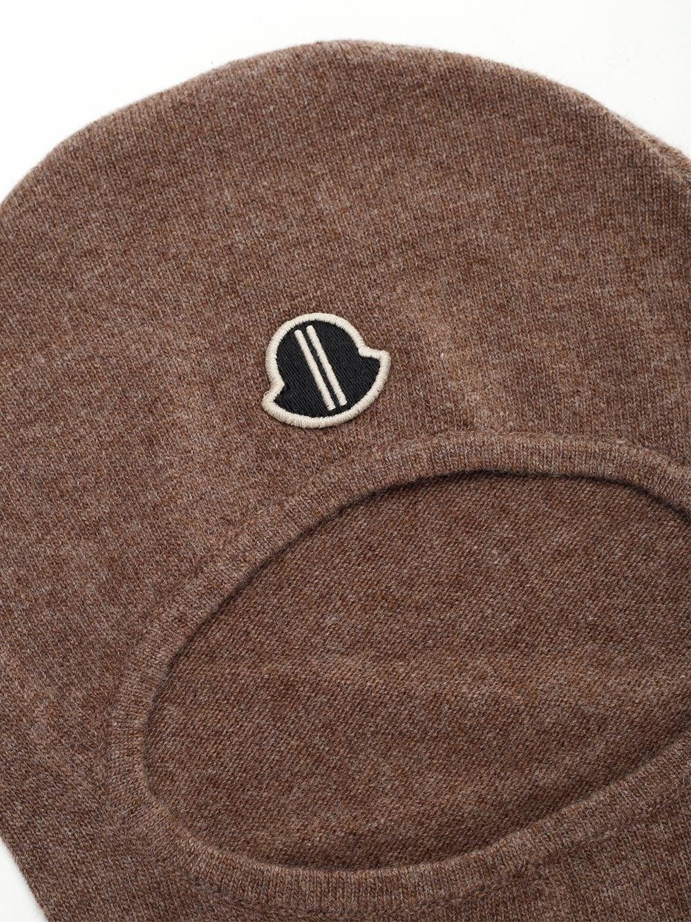Al Duca D'Aosta Moncler X Rick Owens Passamontagna lana cashmere Offerta speciale della fabbrica