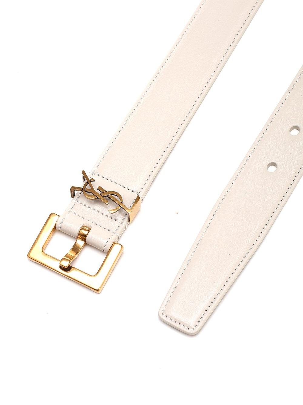 Al Duca D'Aosta Saint Laurent Cintura fibbia "YSL" In Linea