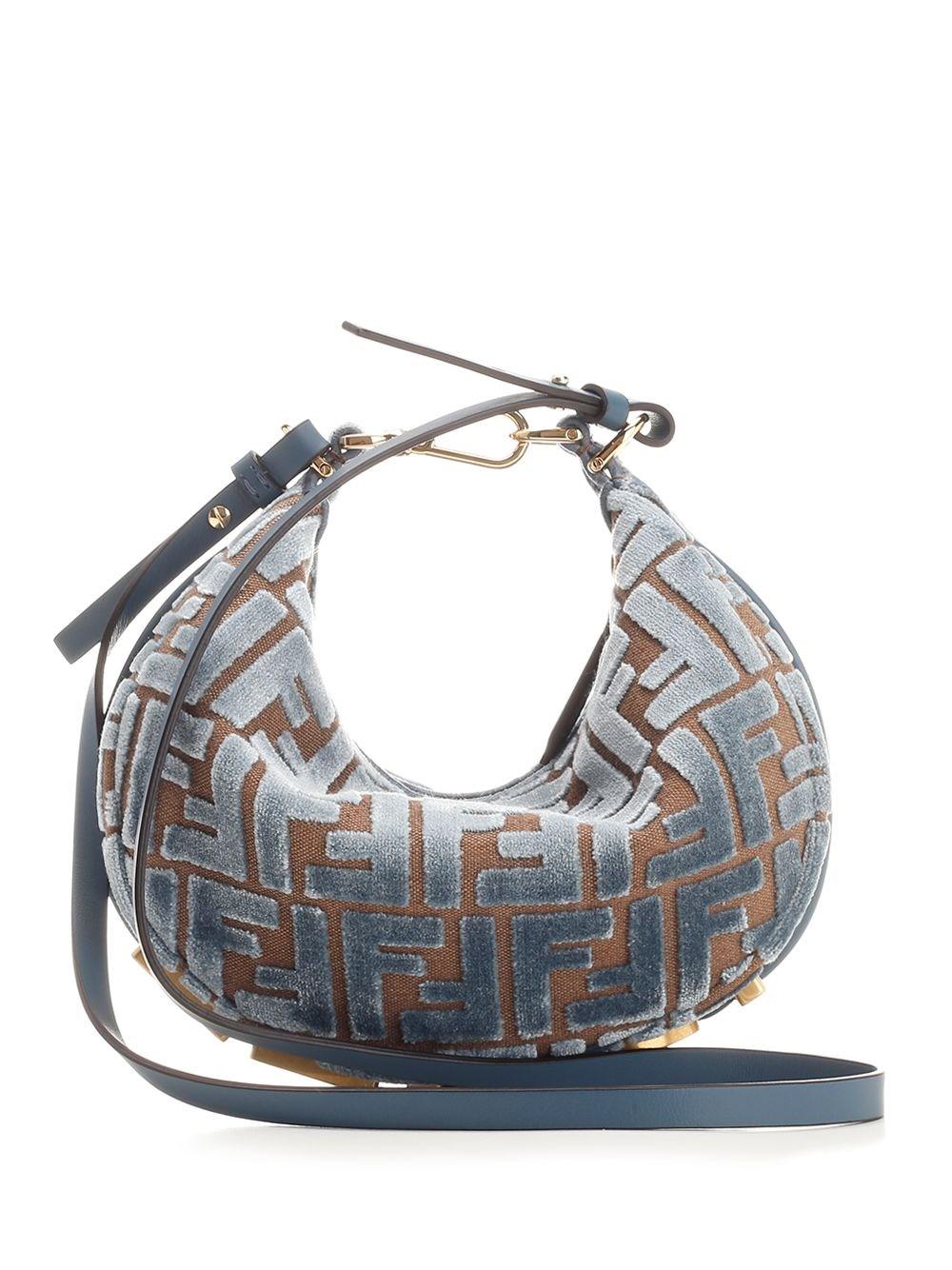 Al Duca D'Aosta Fendi Borsa hobo "Fendigraphy" mini Grande vendita