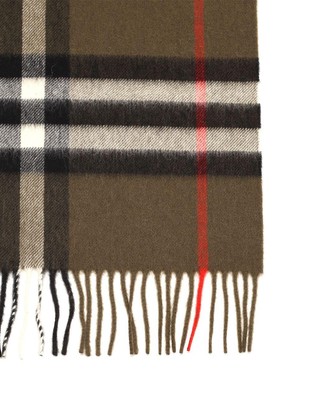 Al Duca D'Aosta Burberry Sciarpa in cashmere Check Qualità Garantita
