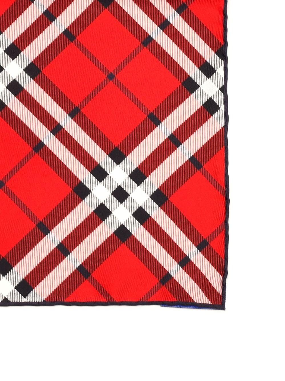 Al Duca D'Aosta Burberry Foulard in seta Check Outlet