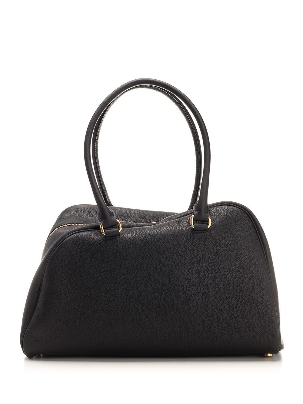 Al Duca D'Aosta Burberry Borsa bowling "Shield Twin" large Vendita Economica