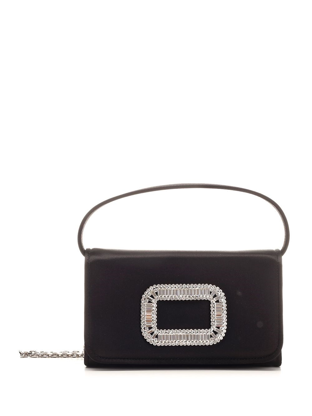 Al Duca D'Aosta Roger Vivier Borsa micro "Pilgrim" in satin I Più Venduti