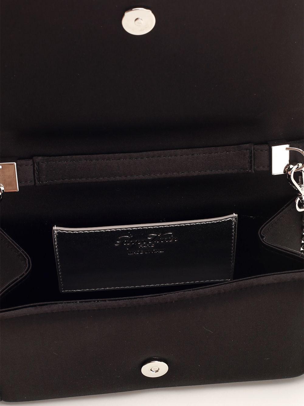 Al Duca D'Aosta Roger Vivier Borsa micro "Pilgrim" in satin I Più Venduti
