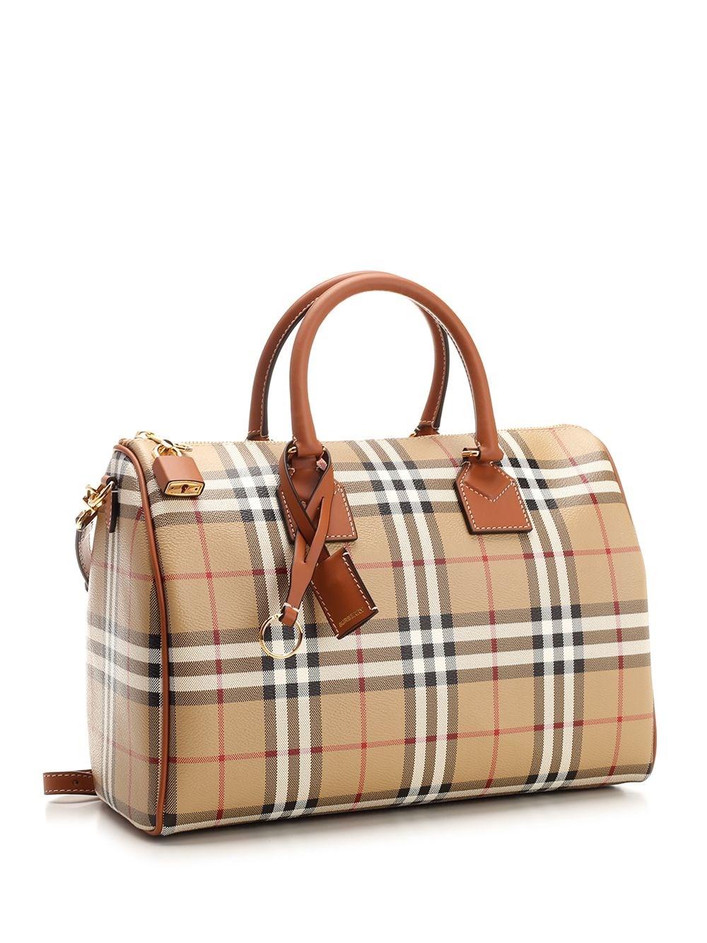 Al Duca D'Aosta Burberry Borsa "Bowling Check" Media Prezzo di fabbrica