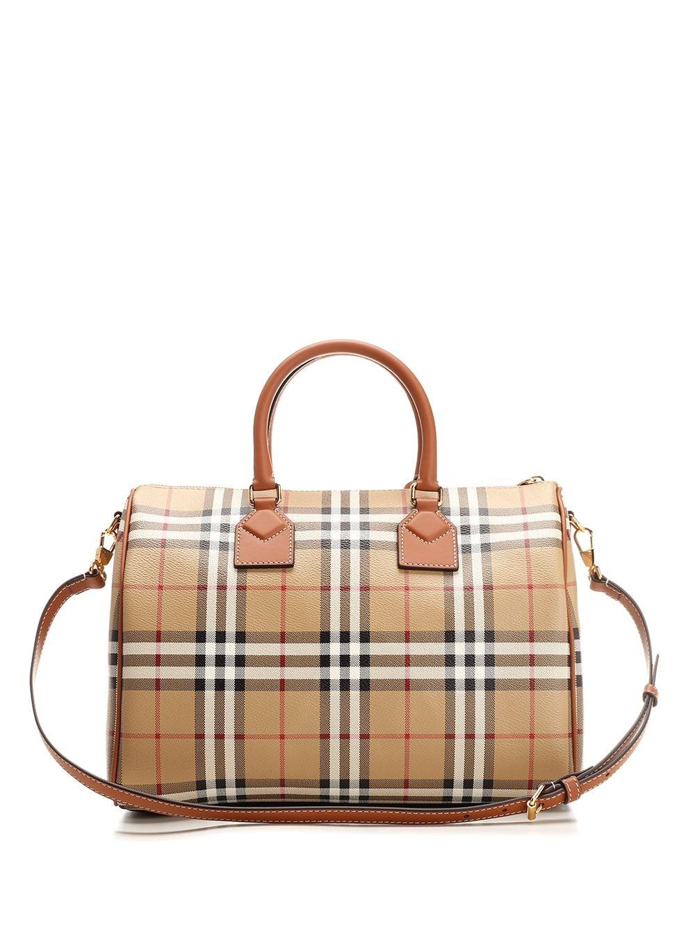 Al Duca D'Aosta Burberry Borsa "Bowling Check" Media Prezzo di fabbrica