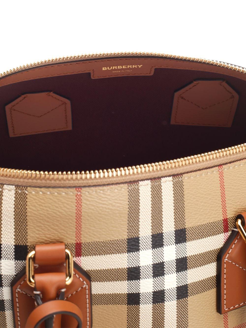 Al Duca D'Aosta Burberry Borsa "Bowling Check" Media Prezzo di fabbrica