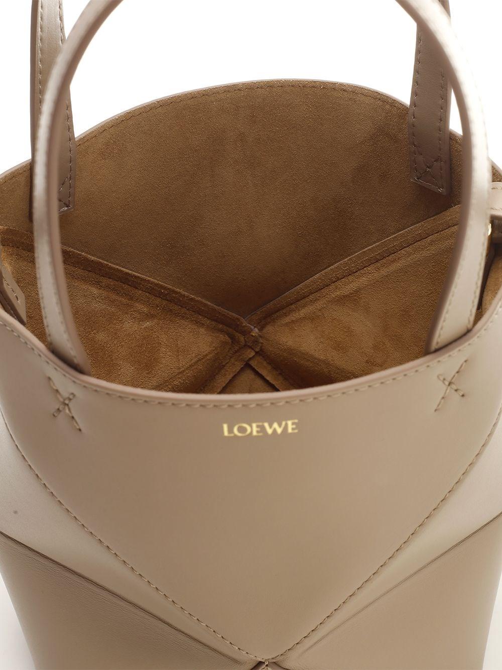 Al Duca D'Aosta Loewe "Puzzle Fold" Tote bag mini Vendita calda