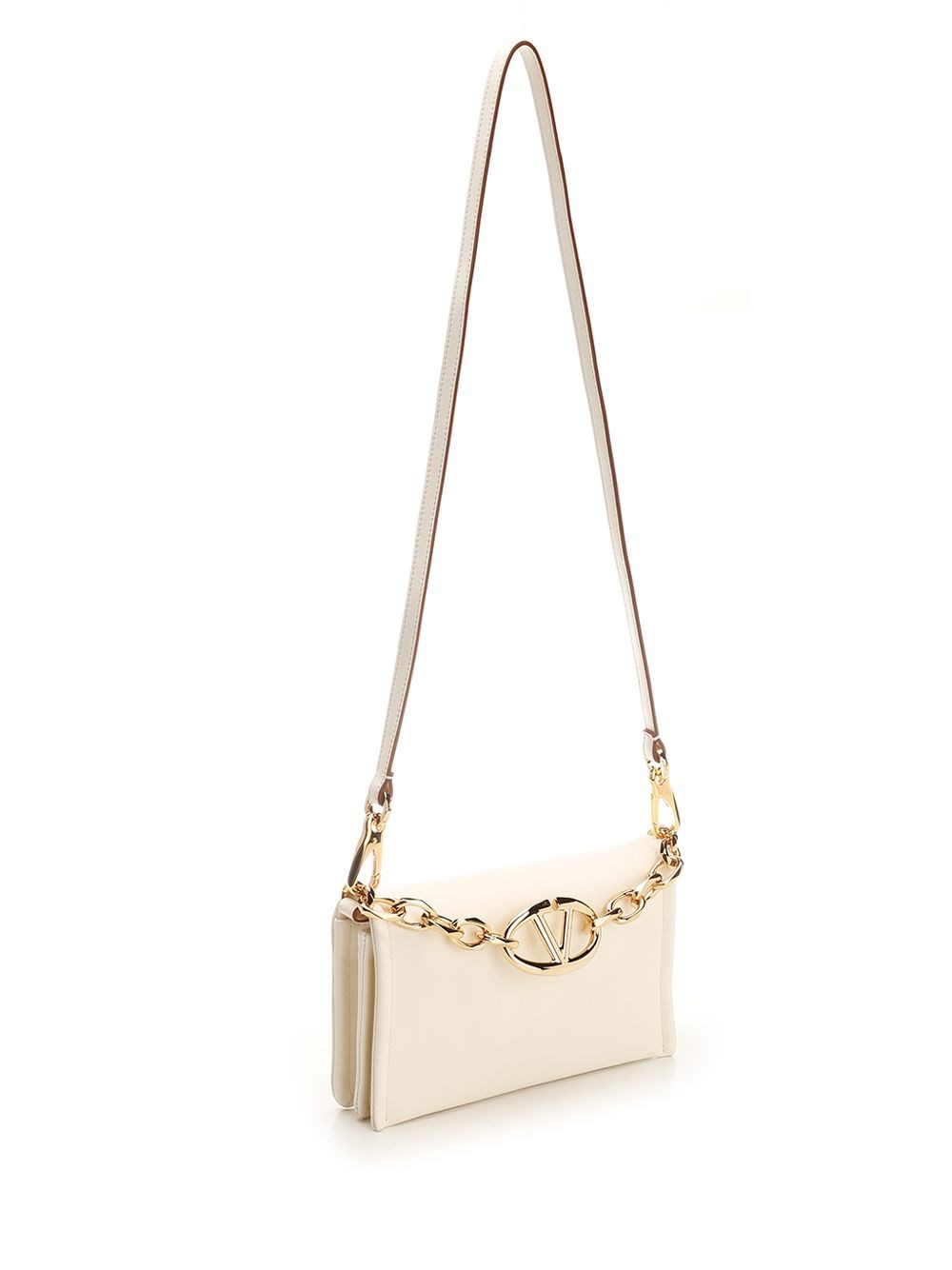Al Duca D'Aosta Valentino Garavani Clutch con tracolla "VLogo Chain" Qualità