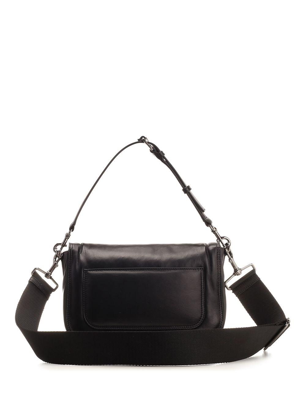 Al Duca D'Aosta Valentino Garavani BORSA A TRACOLLA VALENTINO GARAVANI NOIR IN NAPPA Spedizione Gratuita