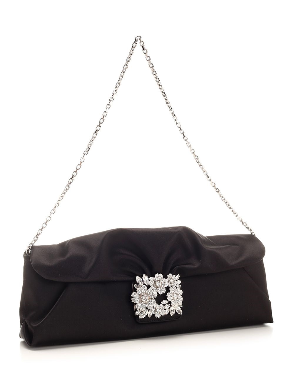 Al Duca D'Aosta Roger Vivier Clutch con fibbia "Bouquet Strass" Offerta