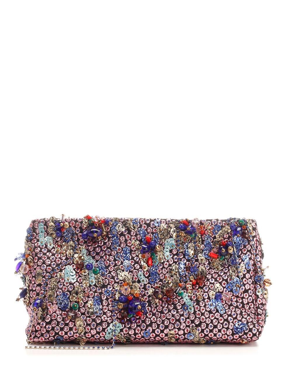 Al Duca D'Aosta Dries Van Noten Clutch in jacquard In Vendita