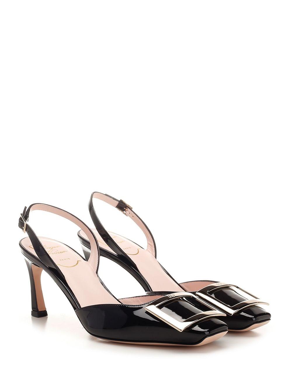 Al Duca D'Aosta Roger Vivier Slingback "Trompette" in vernice Moda