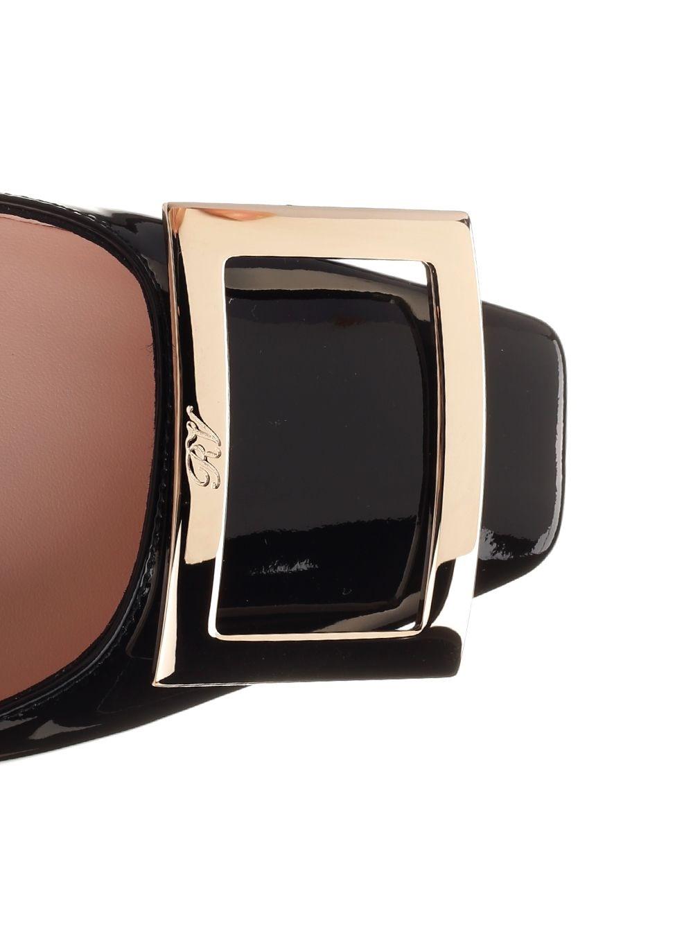 Al Duca D'Aosta Roger Vivier Slingback "Trompette" in vernice Moda
