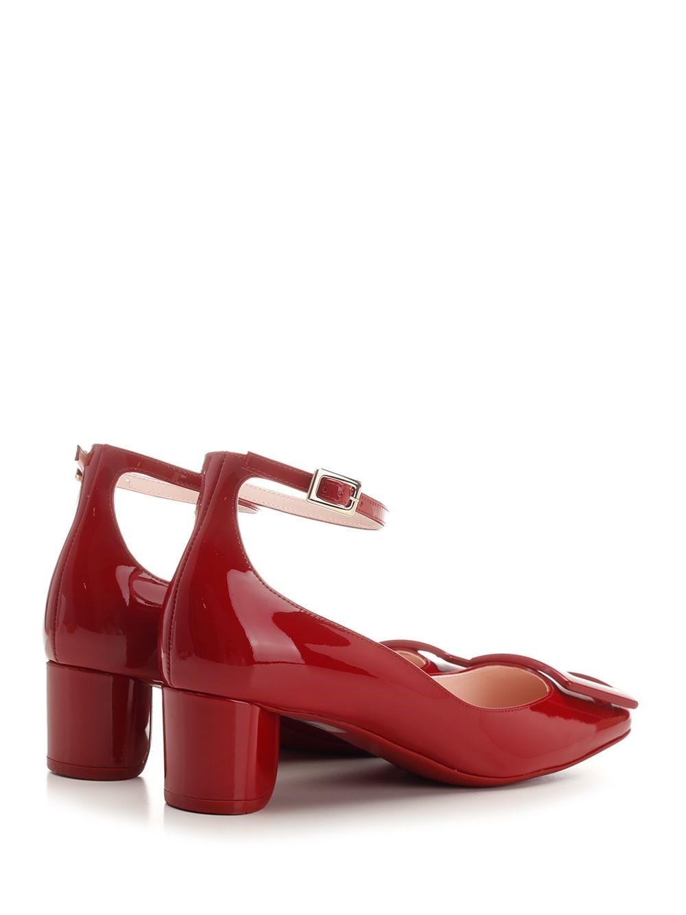 Al Duca D'Aosta Roger Vivier U LOOK LACQUERED ANKLE STRAP DEC 45 Prezzo di fabbrica