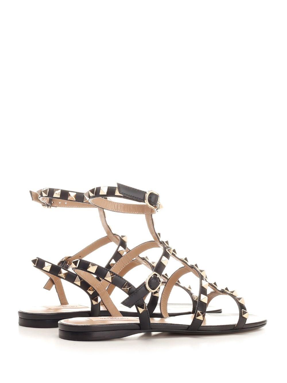 Al Duca D'Aosta Valentino Garavani Sandali alla schiava "Rockstud" Ritorno libero