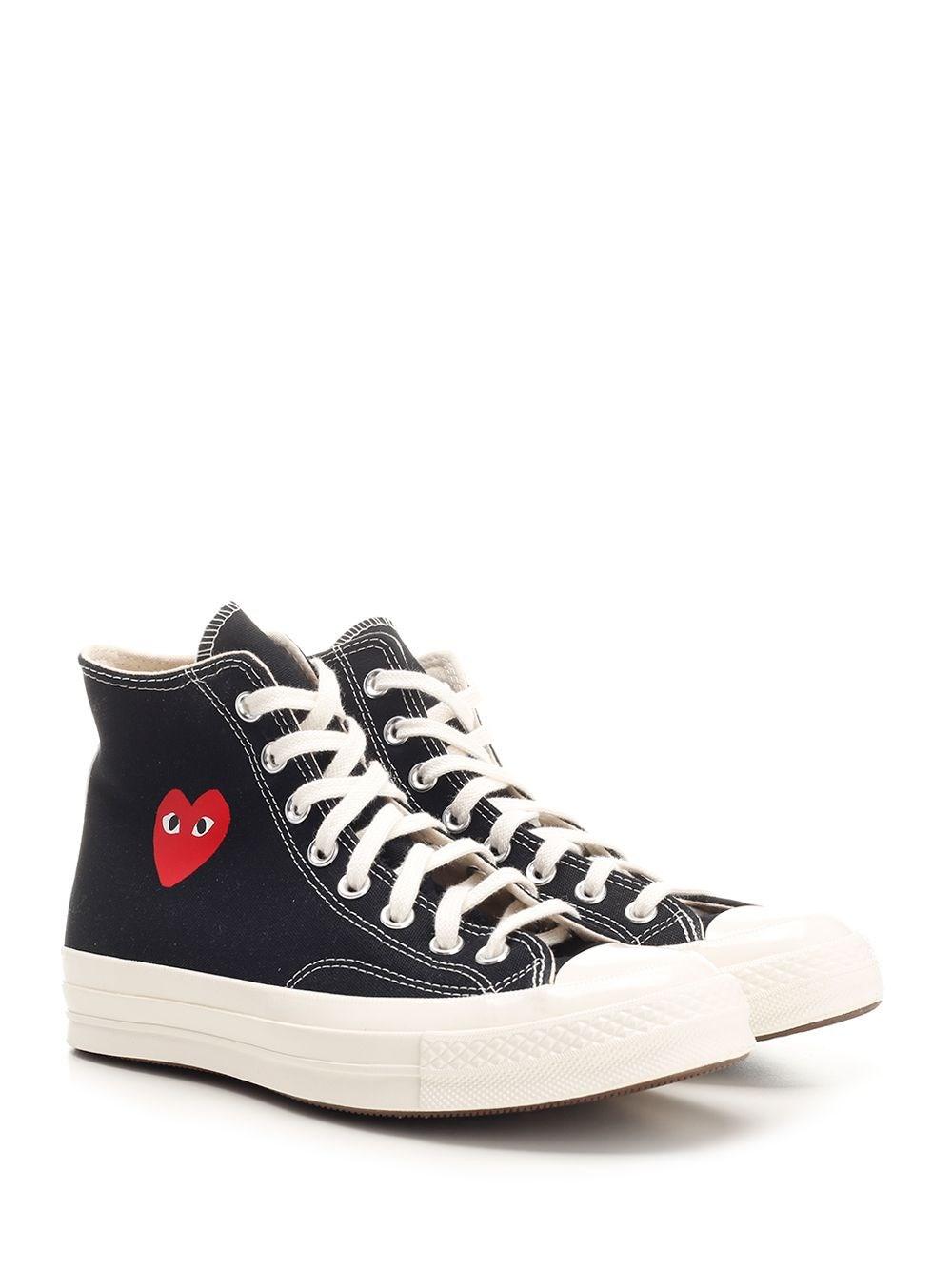 Al Duca D'Aosta Comme Des Garcons Play Converse "Chuck Taylor All Star" Nuova