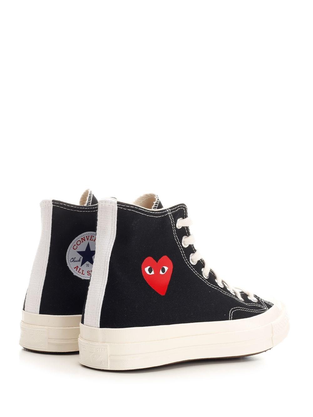 Al Duca D'Aosta Comme Des Garcons Play Converse "Chuck Taylor All Star" Nuova
