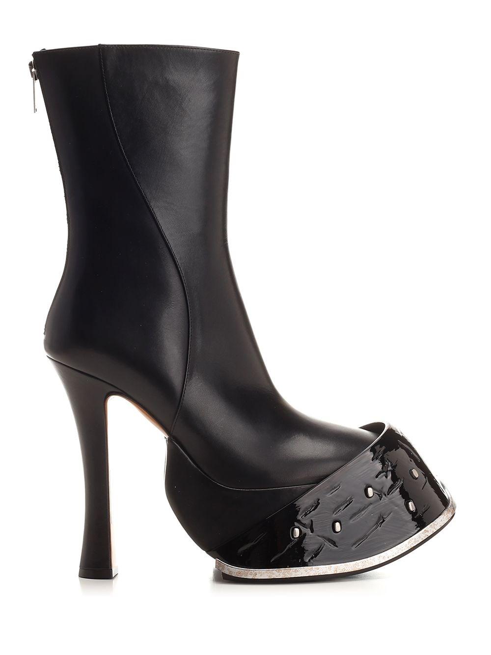 Al Duca D'Aosta Alexander Mcqueen Stivali Stile Zoccolo in Nero Online Outlet