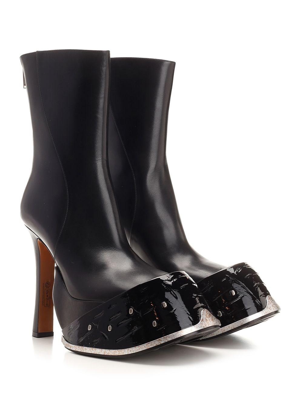 Al Duca D'Aosta Alexander Mcqueen Stivali Stile Zoccolo in Nero Online Outlet