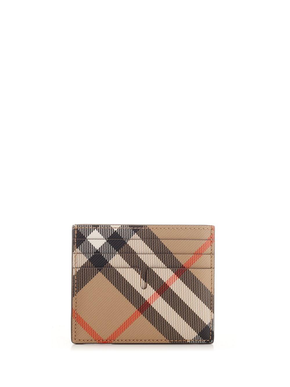 Al Duca D'Aosta Burberry Porta carte di credito Check Officina