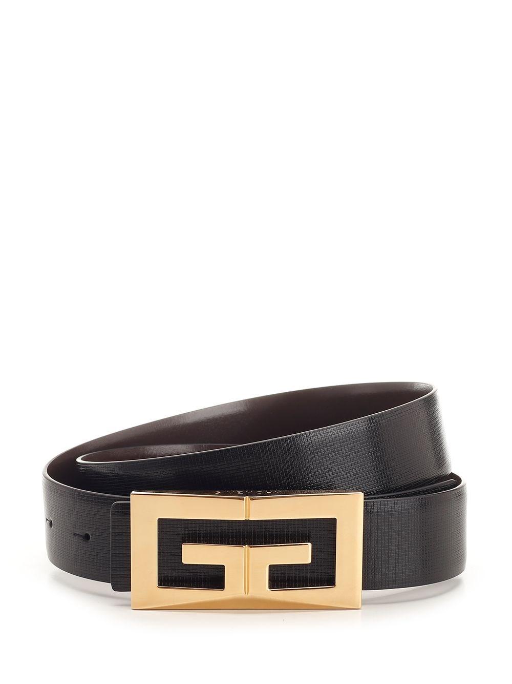 Al Duca D'Aosta Givenchy Cintura reversibile 2G in pelle Italy