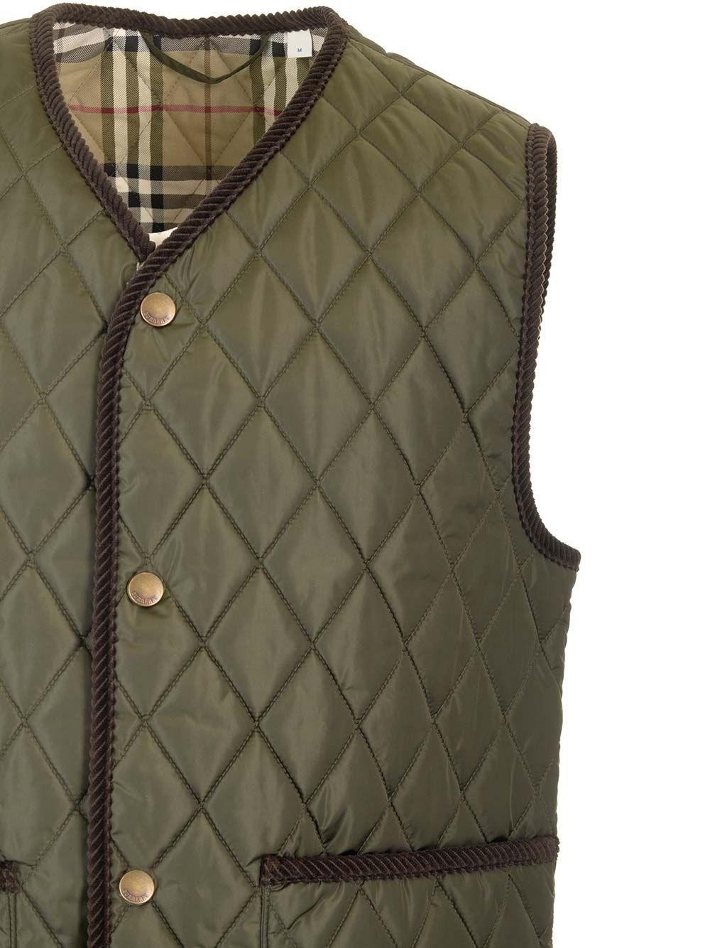 Al Duca D'Aosta Burberry Gilet trapuntato Nuovo