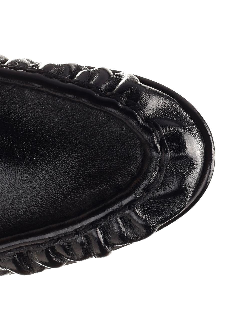 Al Duca D'Aosta Saint Laurent Mocassini LE LOAFER in pelle stropicciata lucida Pezzi Unici