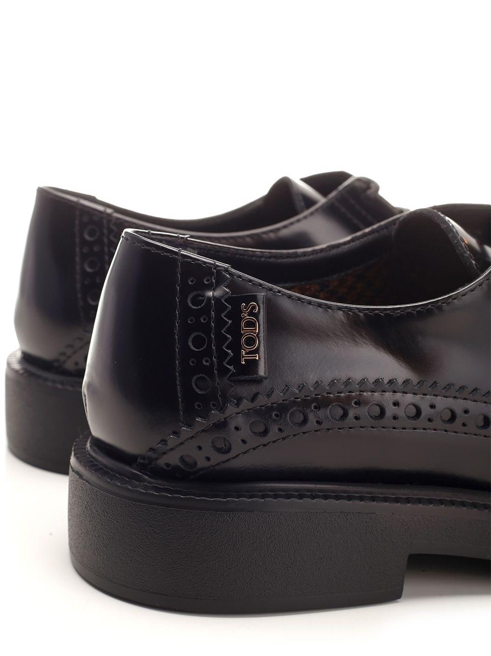 Al Duca D'Aosta Tod's Brogue in vitello spazzolato Negozi Online